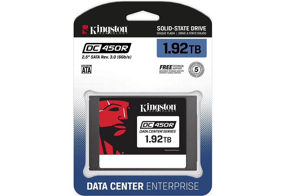 Dysk KINGSTON DC450R - nowoczesne technologie S.M.A.R.T szyfrowanie 256-bit AES
