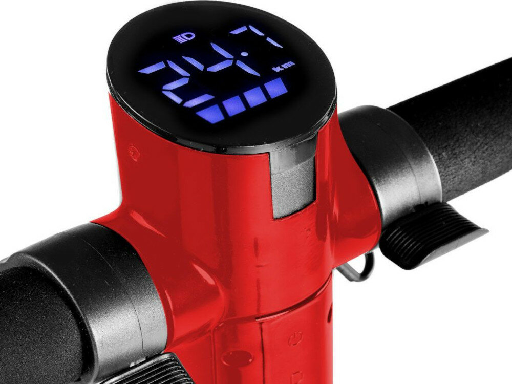 Hulajnoga elektryczna SPOKEY Volver czerwony wyswietlacz