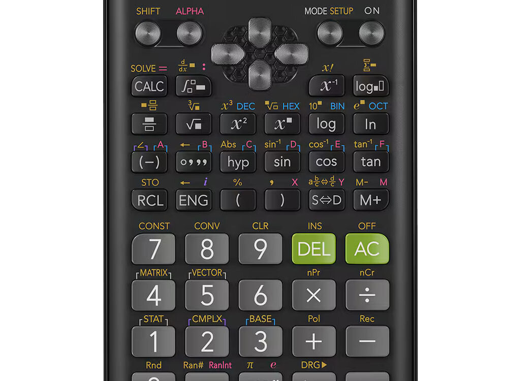 Kalkulator CASIO FX-991ES Plus 2nd Edition Zasilanie bateryjne, 9 pamięci dopuszczony na maturę