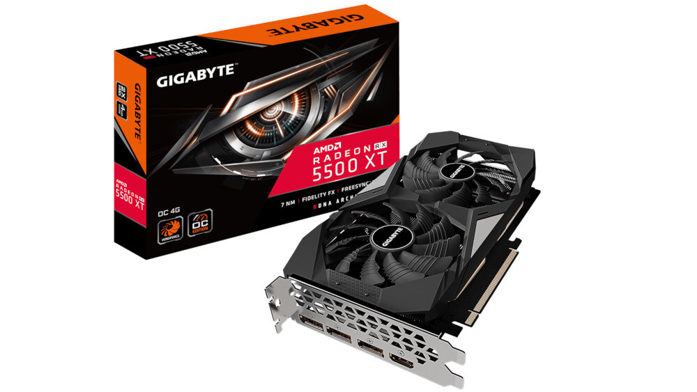 Karta graficzna GIGABYTE Radeon RX 5500 XT OC 4GB - ogólny