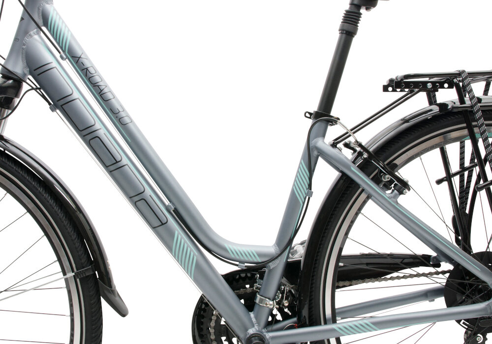 Rower trekkingowy INDIANA X-Road 3.0 D19 Grafitowy rama aluminium