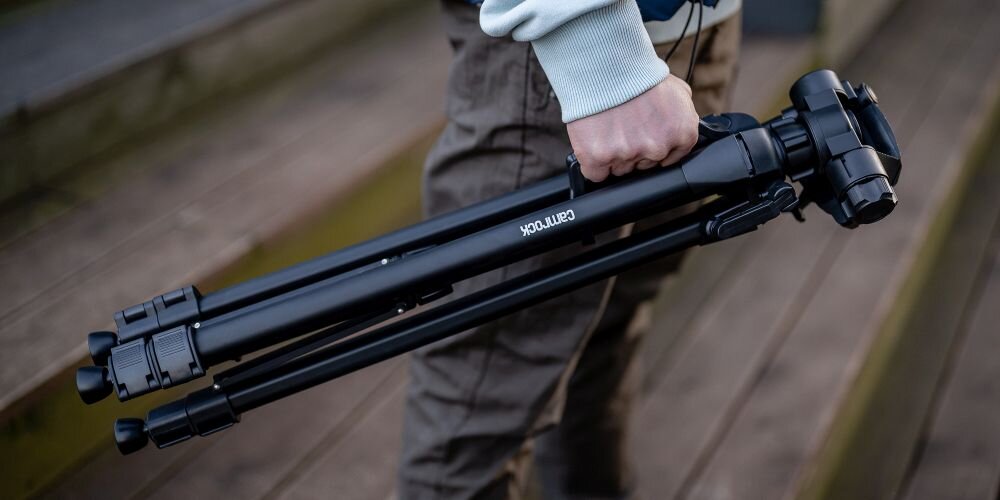 Statyw CAMROCK TE68 Mobile Kit foto stabilizacja rozkładanie waga wysokość aparat luneta lornetka kamera monopod