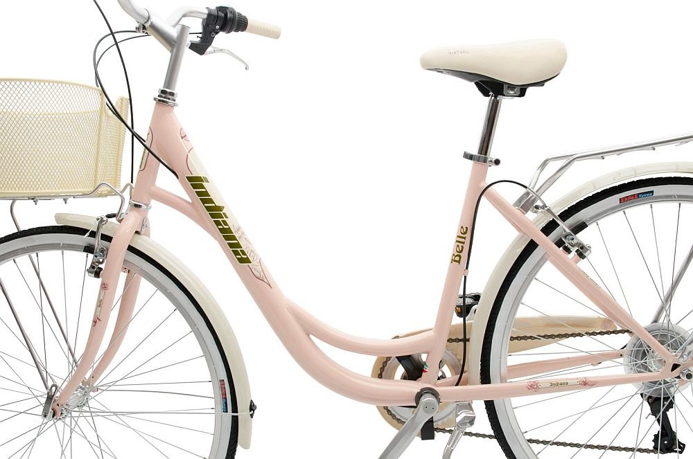 Rower Miejski INDIANA Belle 26 Różowy  - Rama