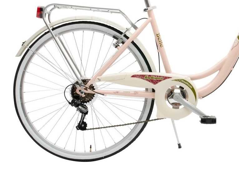 Rower Miejski INDIANA Belle 26 Różowy  - Koła