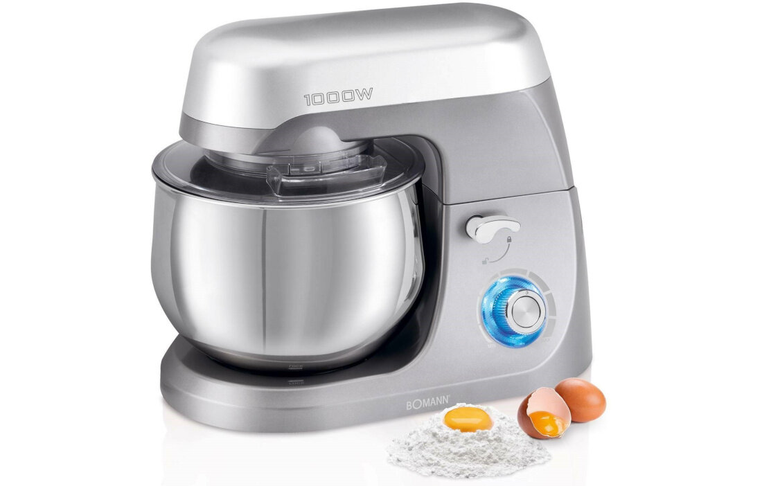 Robot kuchenny planetarny BOMANN KM 6009 CB 1000W wzorowe parametry moc 1000 W pojemnosc misy 5 l waga