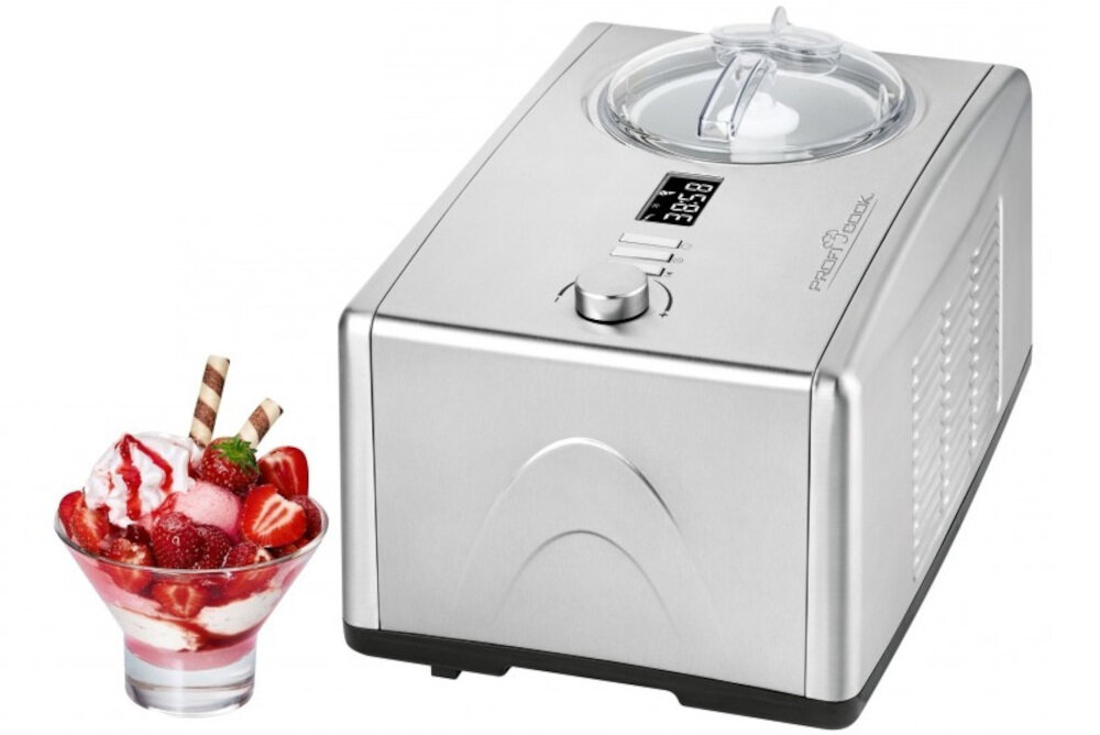 Maszynka do lodów PROFI COOK PC-ICM 1091 N Szybkość przygotowania sprężarka automatyczne chłodzenie temperatura czas