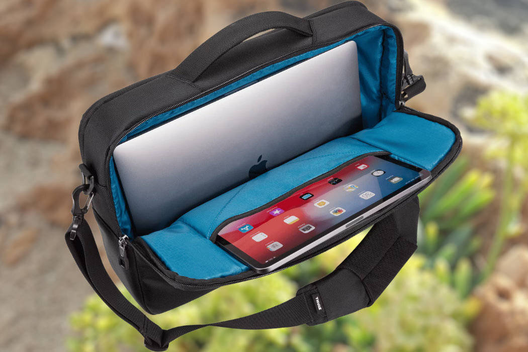 TORBA do laptopa THULE Subterra Attache 15 cali Czarny ochorona bezpieczeństwo wymiary użytkowanie wytrzymałość odporność