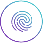 Linie papilarne ikona kolor