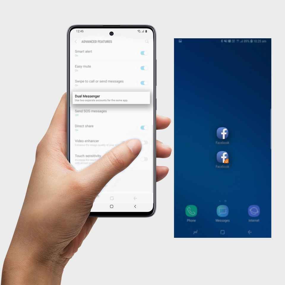 Dual messenger Dual messenger
