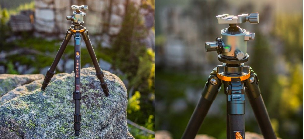 Statyw Fotopro T-74C II widok regulacja wysokości