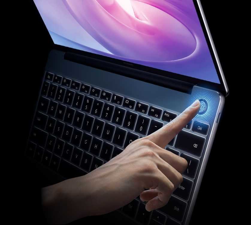 Laptop HUAWEI MateBook 13 - czytnikiem linii papilarnych