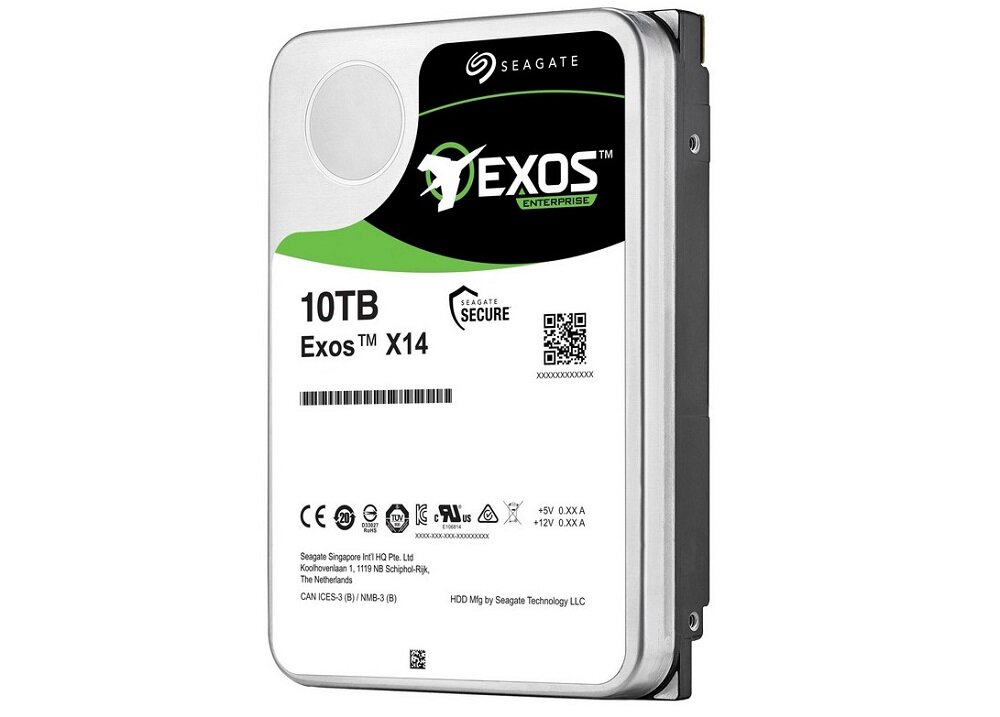 Dysk SEAGATE Exos X14 10TB - wysoka jakość 7200 obrotów na minutę 