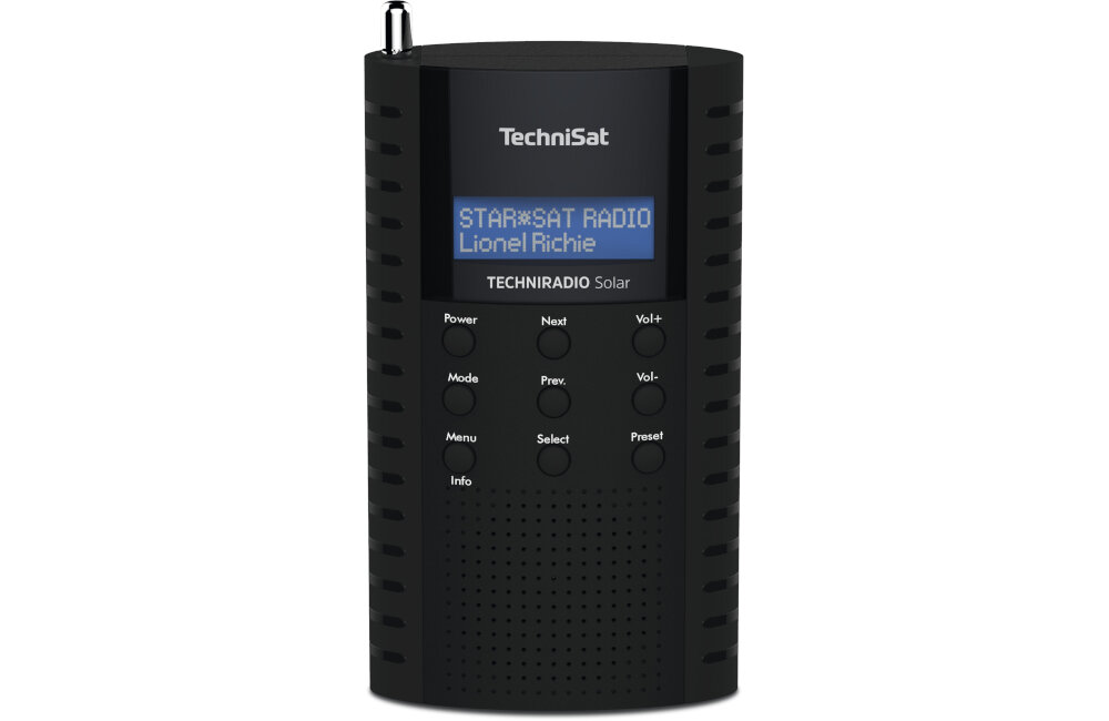 Radio TECHNISAT TECHNIRADIO SOLAR CZARNY wyświetlacz 10 godzin LCD funkcje