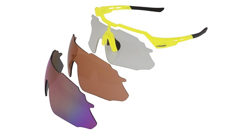 Okulary rowerowe LIMAR Kona szyby wymiana przyciemniane 