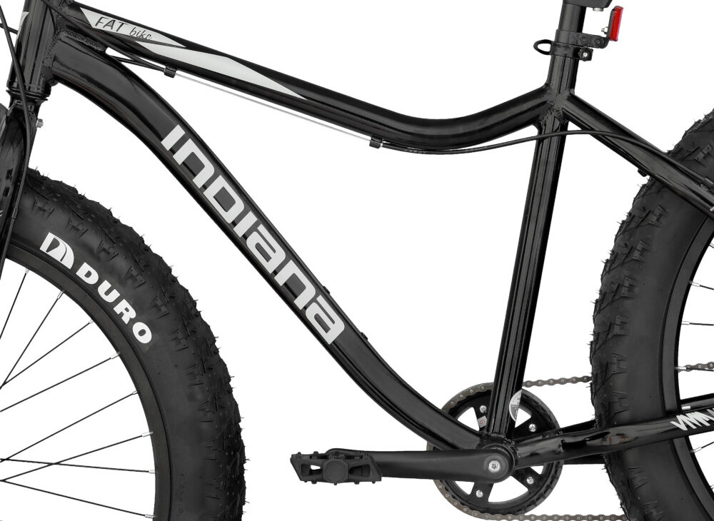 Rower INDIANA Fat Bike M26 Czarny rama aluminiowa