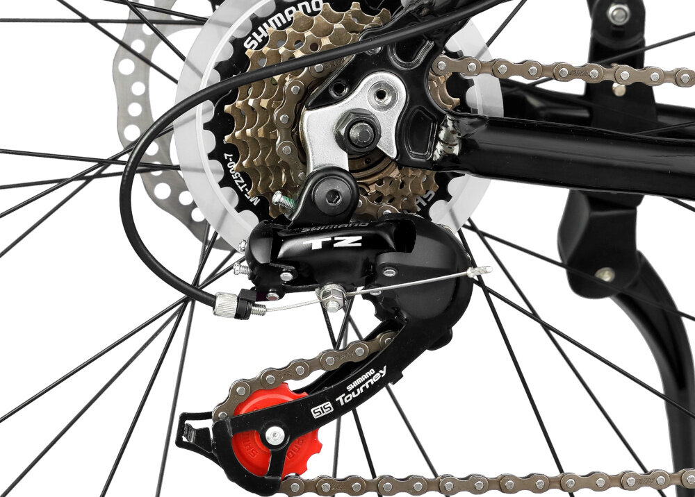 Rower INDIANA Fat Bike M26 Czarny przerzutki 7 shimano