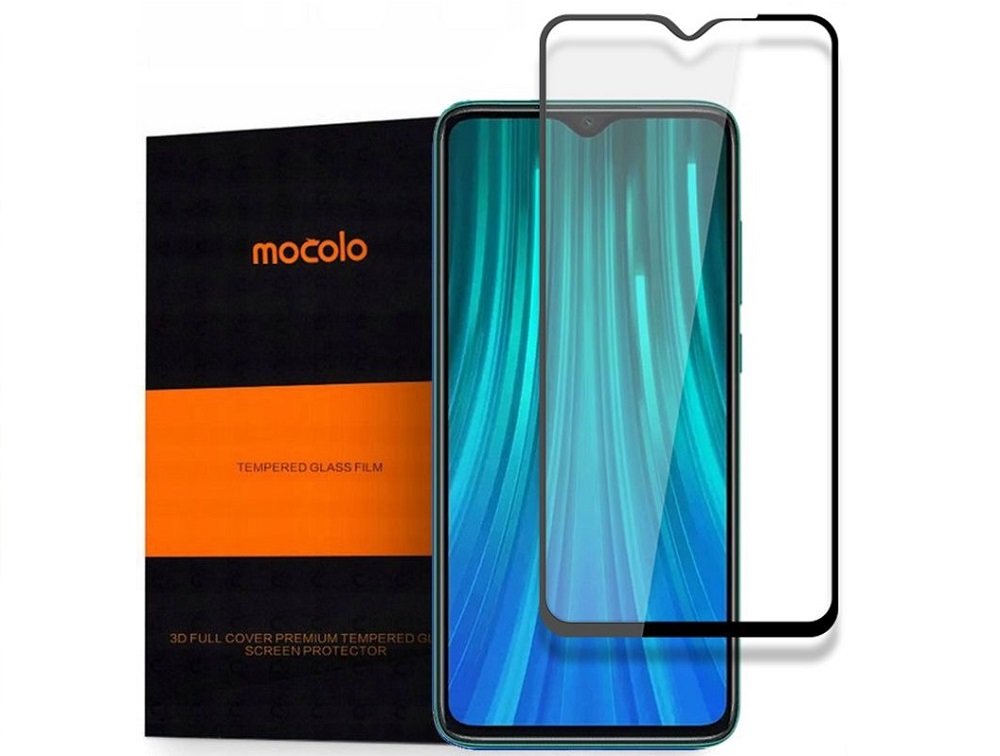 Szkło hartowane MOCOLO TG+ Full Glue do Xiaomi Redmi Note 8T ochrona bezpieczeństwo smartfon biały czarny