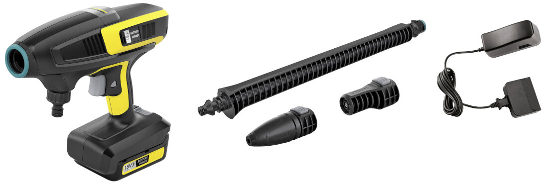 Myjka cisnieniowa KARCHER KHB 6 1.328-110.0  zestaw akcesoria komplet wyposazenie zawartosc zestawu