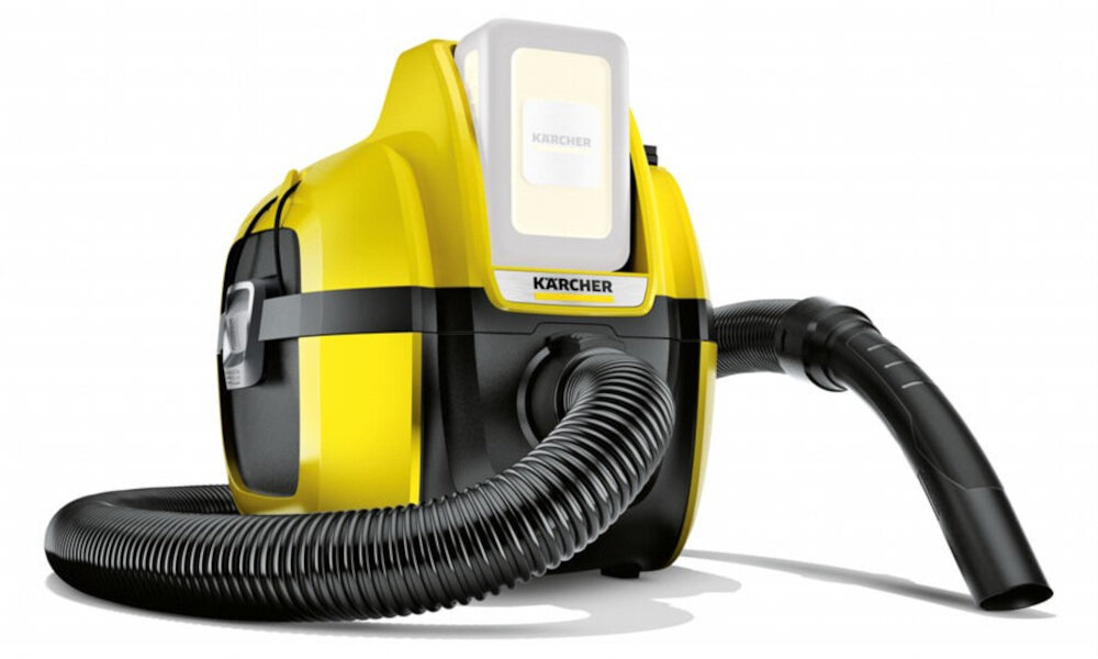 Пилосос KARCHER WD 1 Compact Battery Тиха робота, простота використання, видалення бруду