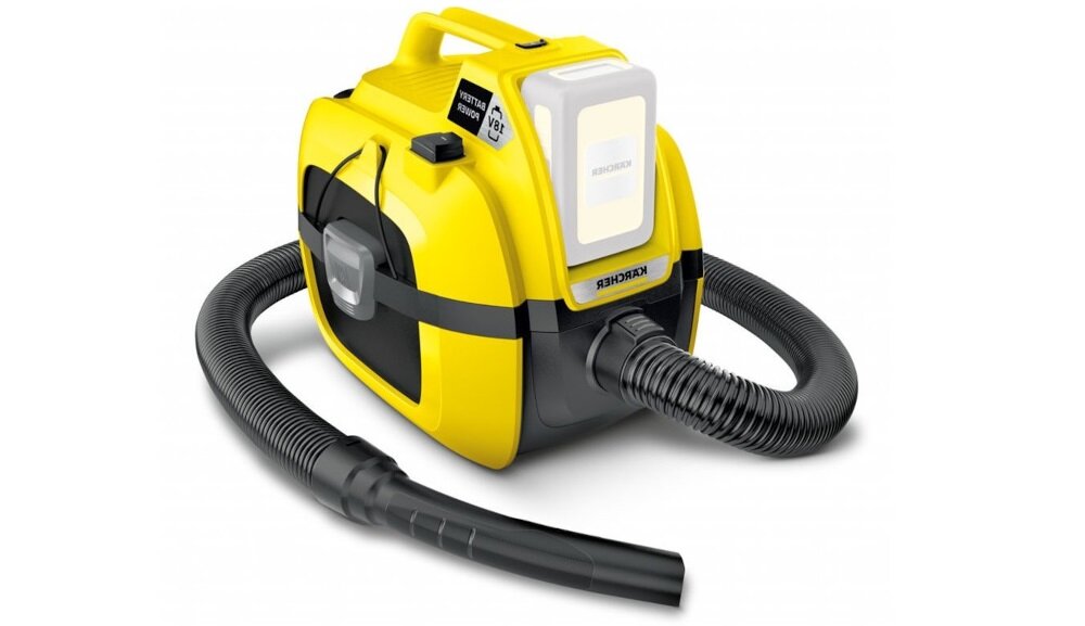 KARCHER WD 1 Compact Акумуляторний пилосос бездротове живлення Акумуляторне живлення