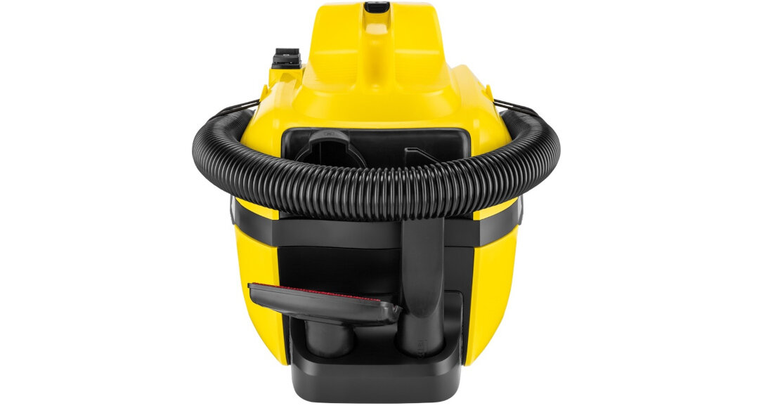 Компактний батарейний пилосос KARCHER WD 1 простий у використанні