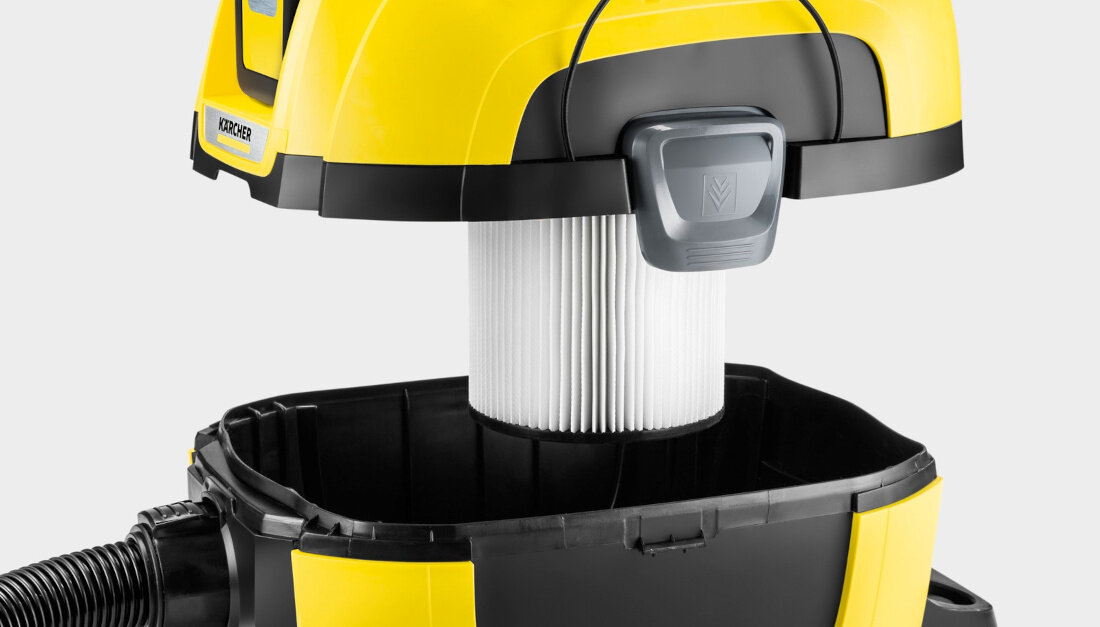 Odkurzacz KARCHER WD 1 Compact Battery Set pojemny zbiornik na odpady