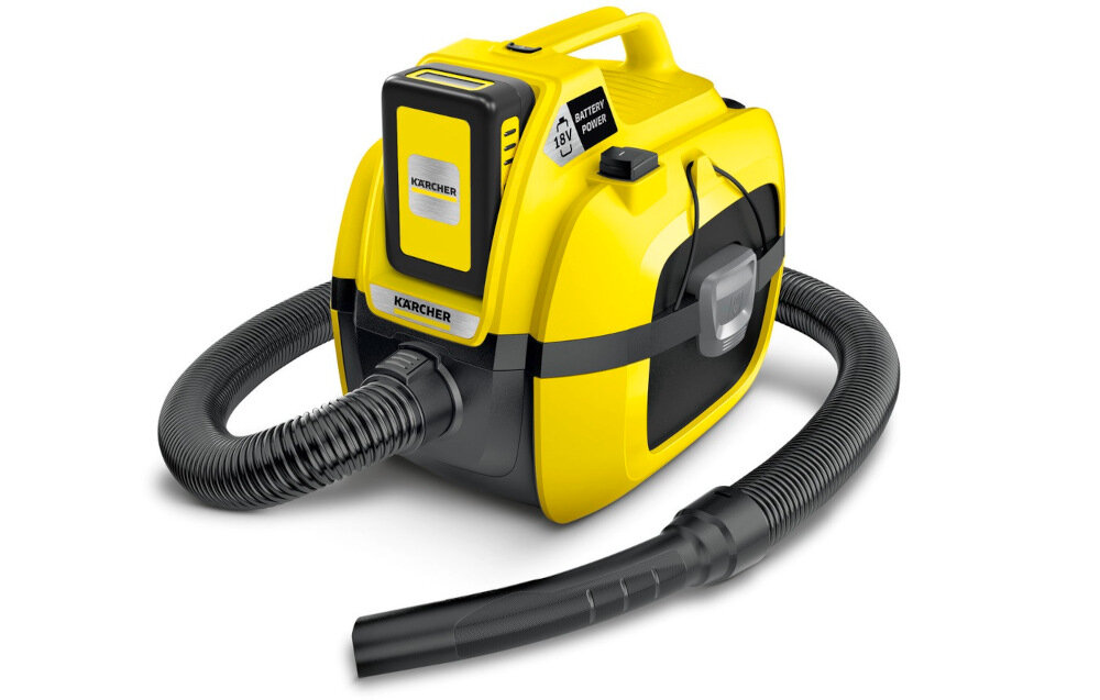 Odkurzacz KARCHER WD 1 Compact Battery Set ergonomiczny uchwyt