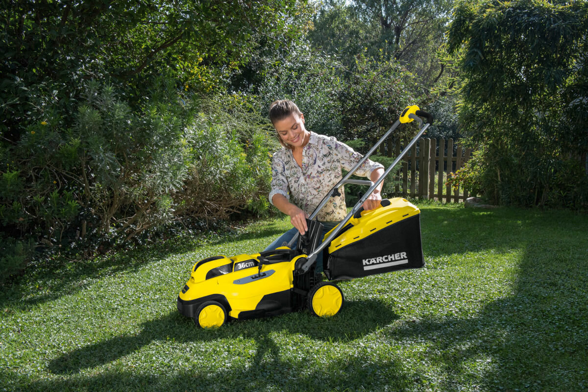 Зовнішній вигляд акумуляторної газонокосарки KARCHER 1.444-472.0