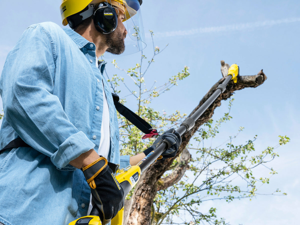 Piła akumulatorowa KARCHER PSW 18-20 Battery 1.444-010.0 hak stabilizujący