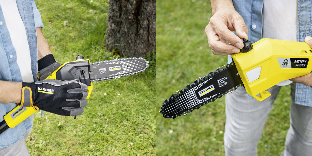 Piła akumulatorowa KARCHER PSW 18-20 Battery 1.444-010.0 lancuch smarowanie sruba