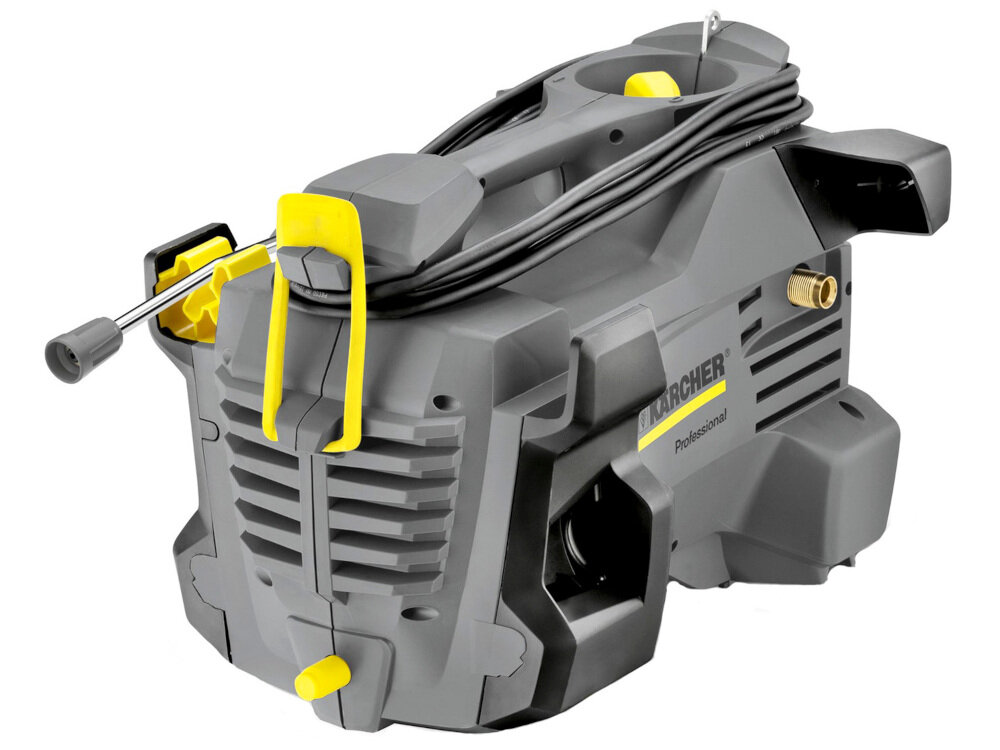 Myjka ciśnieniowa KARCHER Pro HD 200 1.520-980.0 kompaktowe urządzenie wysokociśnieniowe trwała solidna konstrukcja doskonałe parametry pracuje w pozycji pionowej poziomej automatyczny system