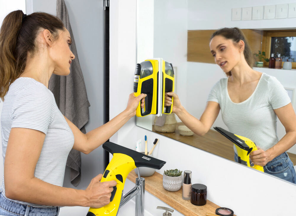 Zestaw do mycia okien KARCHER KV 4 + WV 2 dysza ssaca szerokosc 280mm
