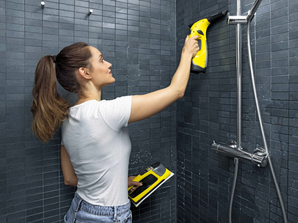 Zestaw do mycia okien KARCHER KV 4 + WV 2 funkcja wibracji wyposazenie