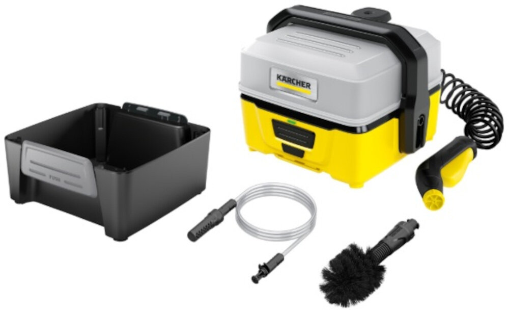 Myjka ciśnieniowa KARCHER OC 3 Adventure wygodny schowek na akcesoria