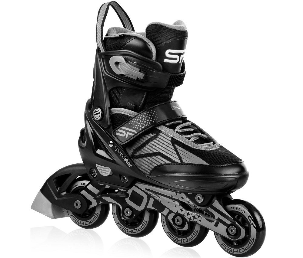 Łyżworolki SPOKEY Speed-Pro - Bezpieczny system 