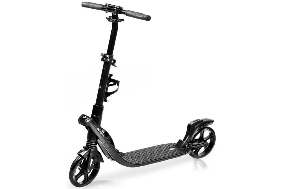 Hulajnoga SPOKEY Taranis Czarny Idealna zarówno do rekreacyjnej jak i szybkiej jazdy Zapewnia możliwość transportowania jej jak walizkę