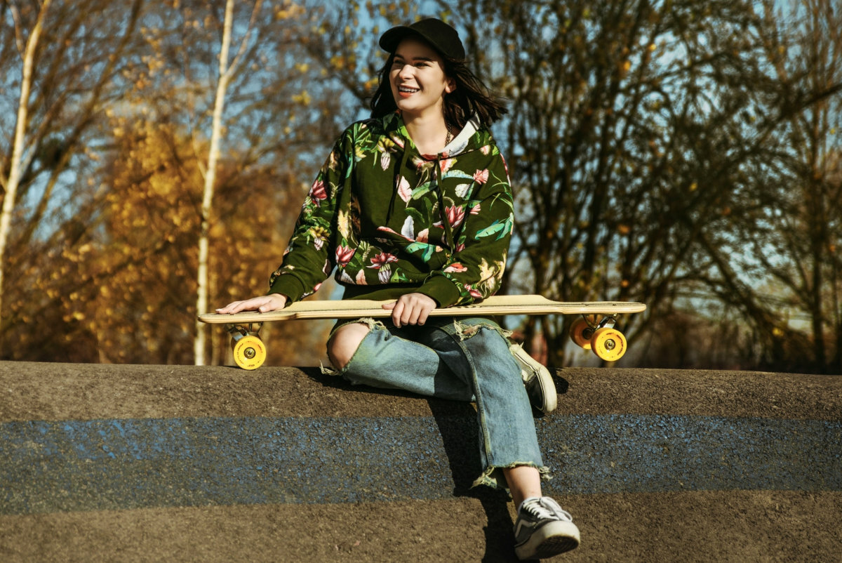 Deskorolka SPOKEY Longbay dla fanow szybkiej jazdy i dlugich tras