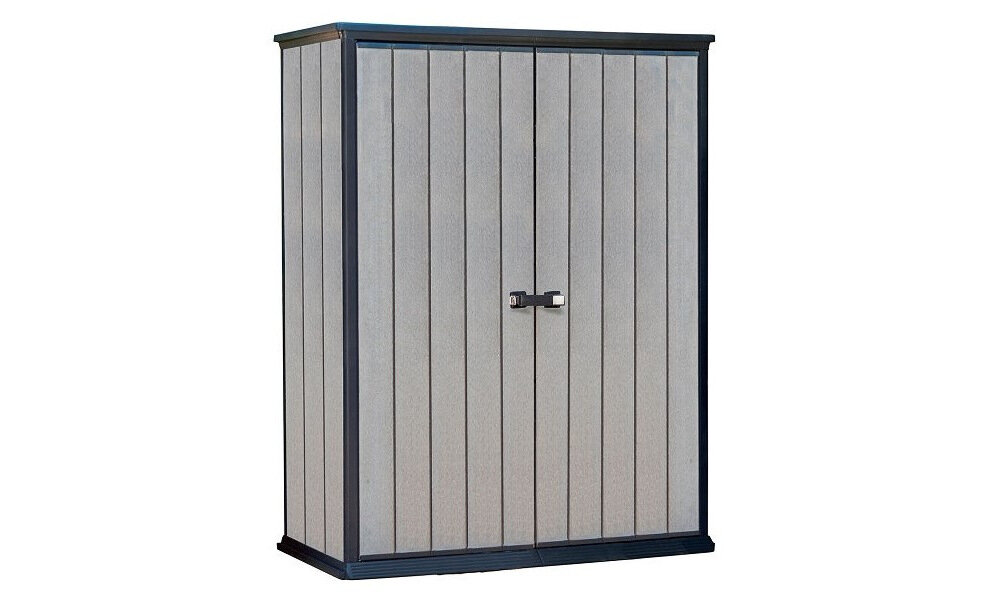 Szafa ogrodowa KETER Duotech High Store Plus elegancka praktyczna wymiary 140 x 73,6 x 170,4 cm