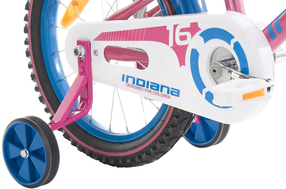 Rower INDIANA Roxy Kid 16 hamulce bezpieczny hamowanie skręcanie