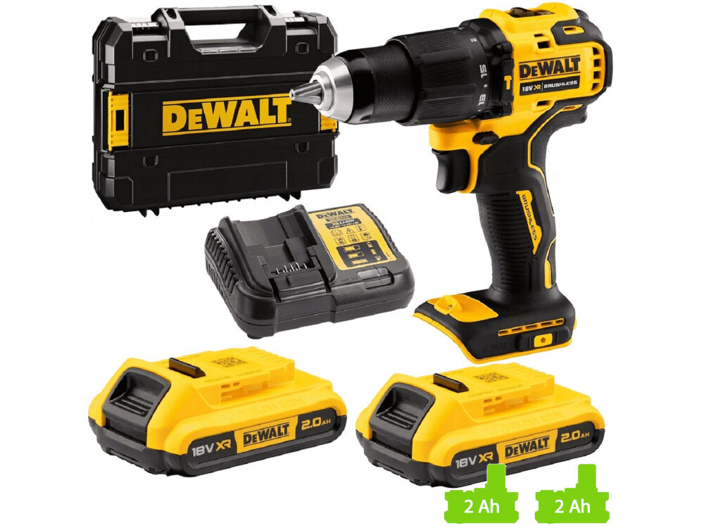 Wiertarko-wkrętarka DEWALT DCD709D2T zestaw