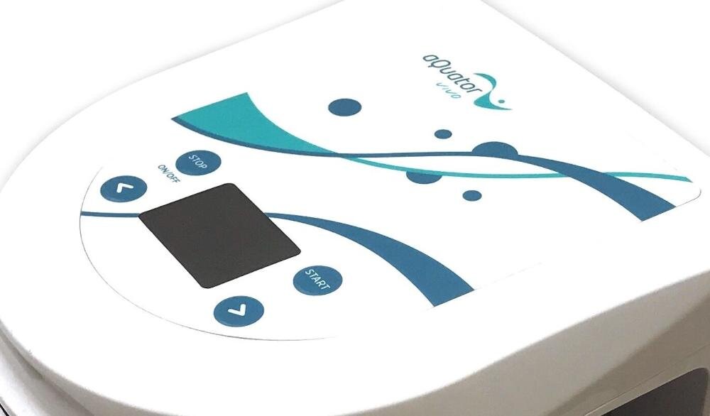 AQUATOR Vivo Silver jonizator panel sterowanie przyciski wyświetlacz