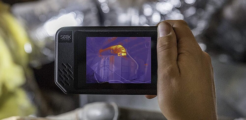 Kamera termowizyjna SEEK THERMAL ShotPRO ekran pomiar dokładność bateria obudowa