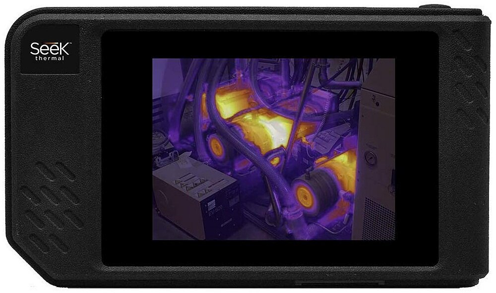 Kamera termowizyjna SEEK THERMAL ShotPRO ekran pomiar dokładność bateria obudowa