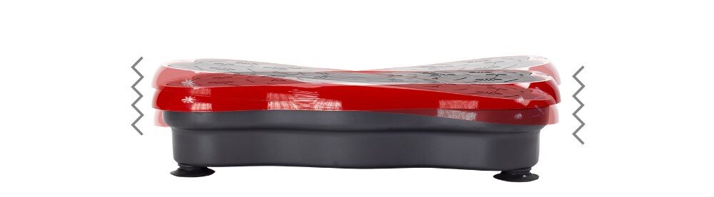 Platforma wibracyjna HMS SVP01 Czarno-czerwony 