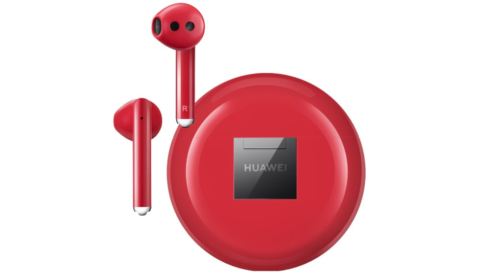 Słuchawki Douszne HUAWEI FreeBuds 3 Czerwony - Ogólny Wygląd