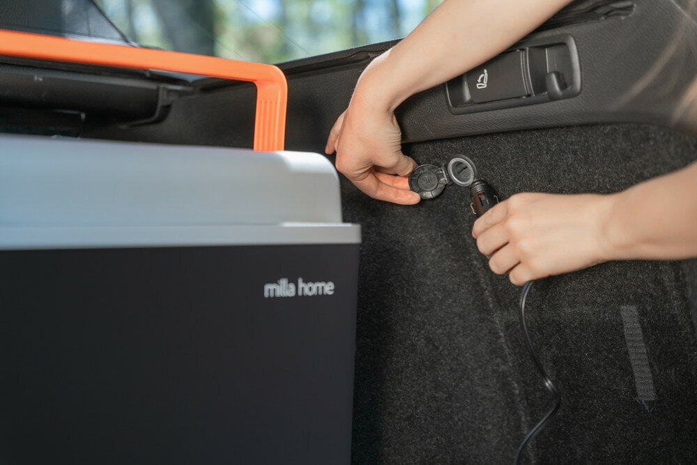 Lodowka MILLA HOME MC500G zasilanie zapalniczka