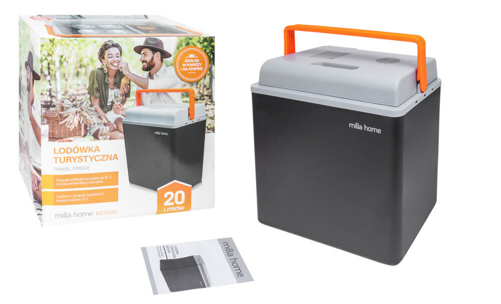 Lodowka MILLA HOME MC500G zasilanie zapalniczka