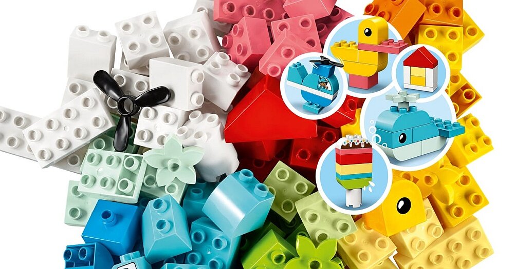 LEGO Duplo Pudełko z serduszkiem 10909 zestaw