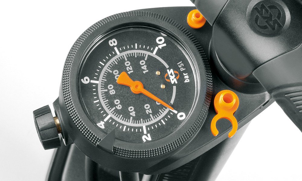 Pompka rowerowa SKS AIRWORX-PLUS-10.0 jakość wykonanie materiały aluminium worzywo stal