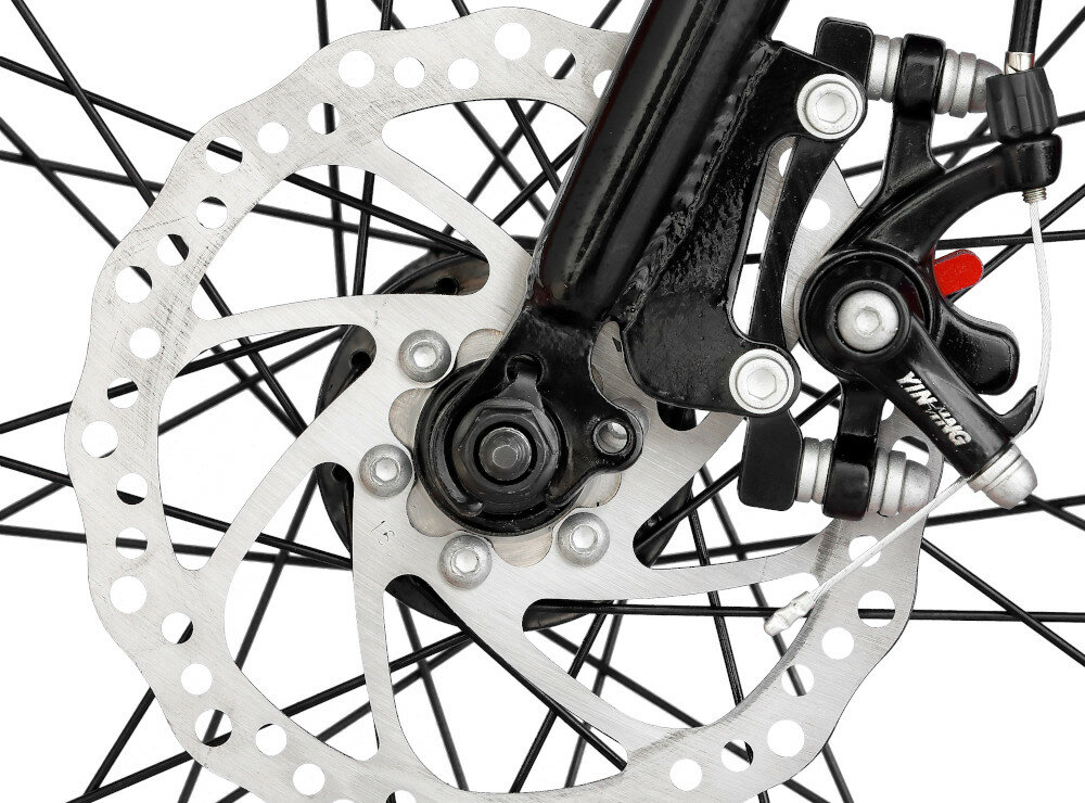Rower INDIANA Fat Bike M18 Czarno-czerwony hamulec tarczowy indiana